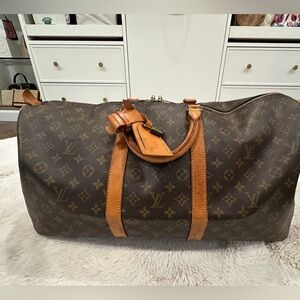Copy 2: Part of collection listing of 3
Authentic Louis Vuitton Keepall 55
